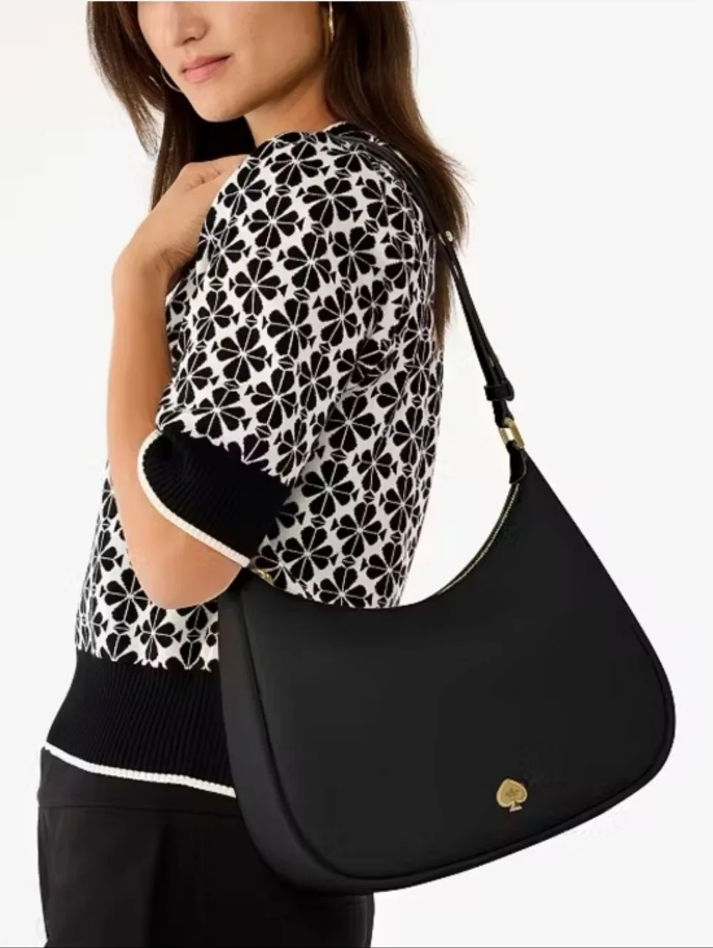 Kate Spade Kayla Large Shoulder Bag, Black